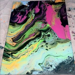 Painted canvas